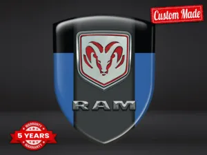 Dodge Décalcos Pare-Chocs Qualité Pro Personnalisables